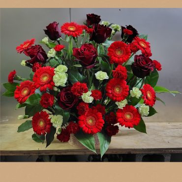 赤系アレンジメント