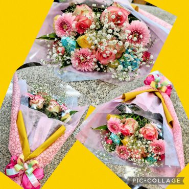 カラフルな花束